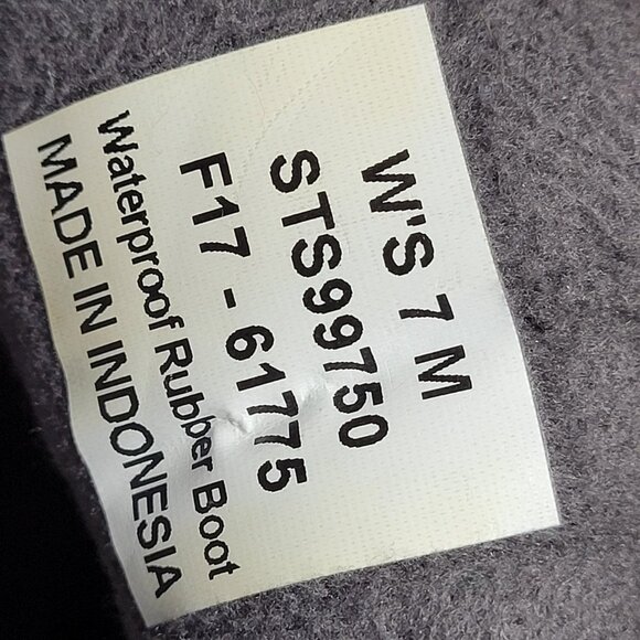 Sperry Top Sider Womens Duckling Boots Waterproof Rubber Rain Size 7 Duck Shoe - Picture 12 of 16